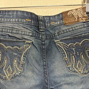MEK TOMSK Boot Cut Denim Blue Jeans Size 28